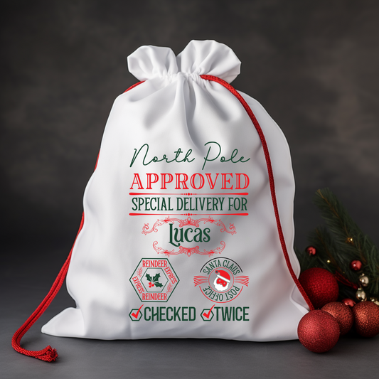 Santa Sack North Pole Approved