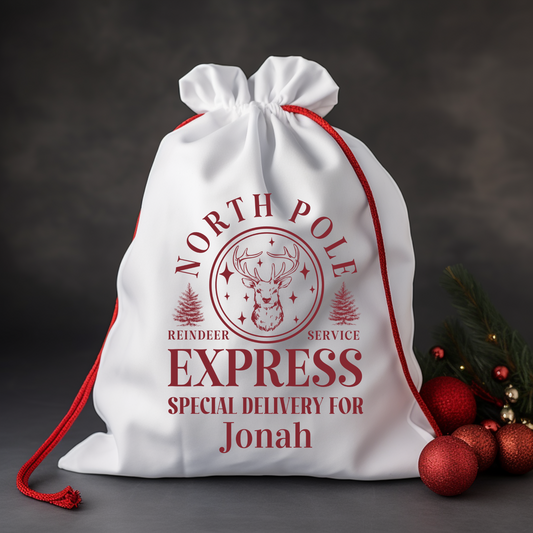 Santa Sack North Pole Express